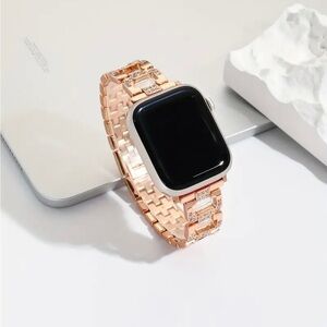 Rose Gold Plated Stainless Steel Band - Apple Watch